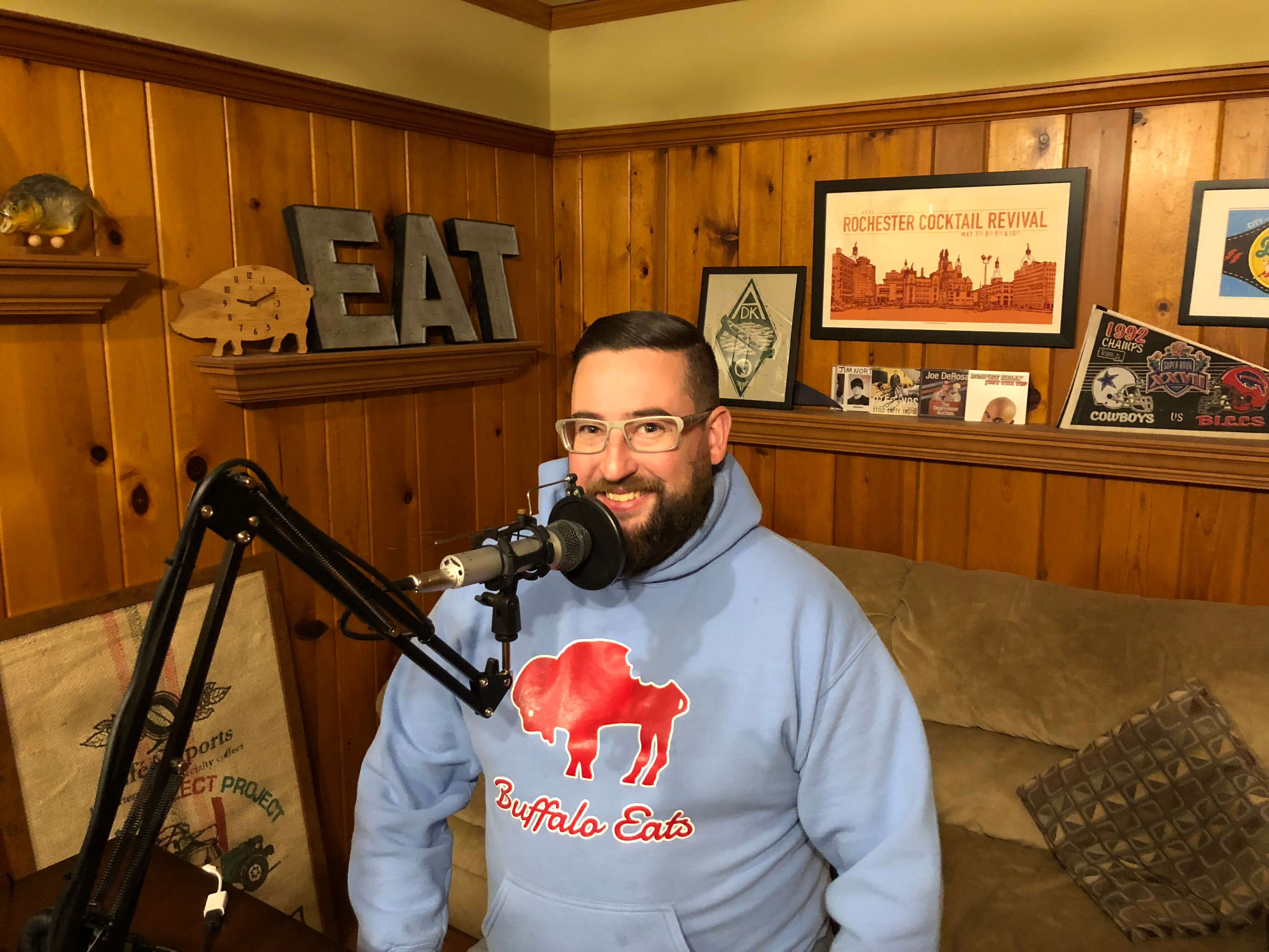 Podcaster and curler Chris Lindstrom loves exploring Rochester’s food scene