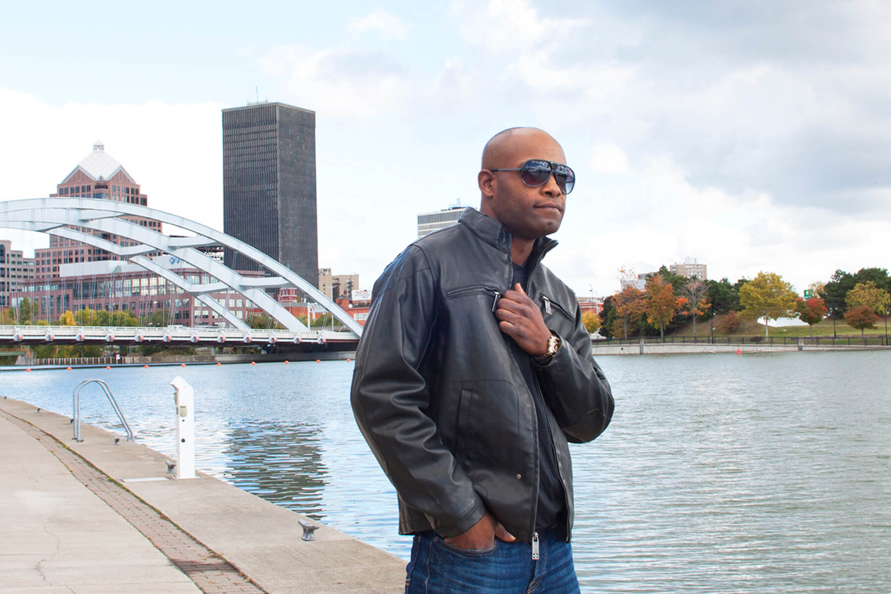 DJ Andrew Kabutey Caesar appreciates Rochester’s skyline, sushi, and top-notch people