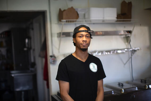 Zaaqi Johnson is cooking up gourmet burgers in the 19th Ward