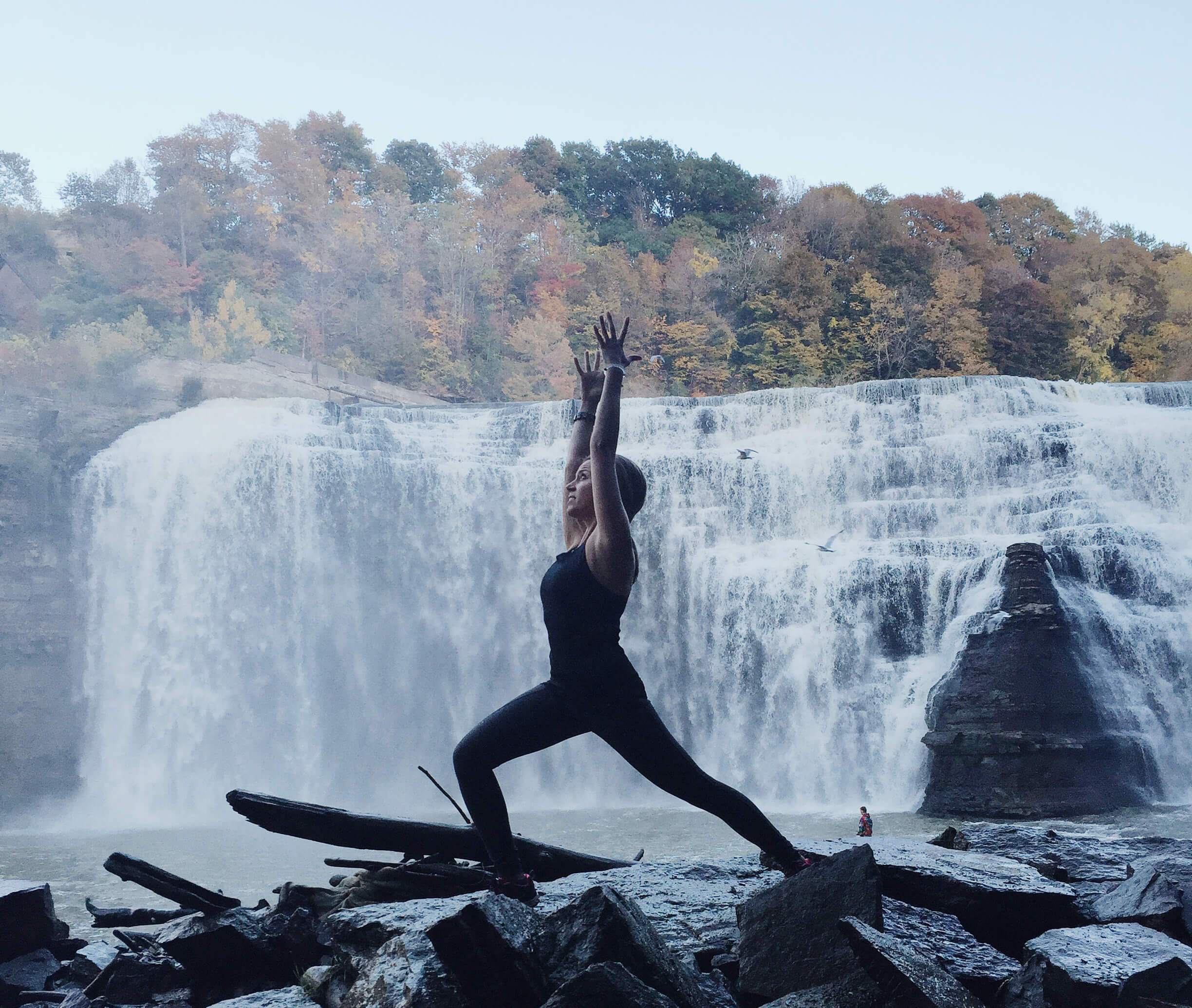 Yoga girl and adventurer Nicole Kazimer has the best memories during snowstorms.